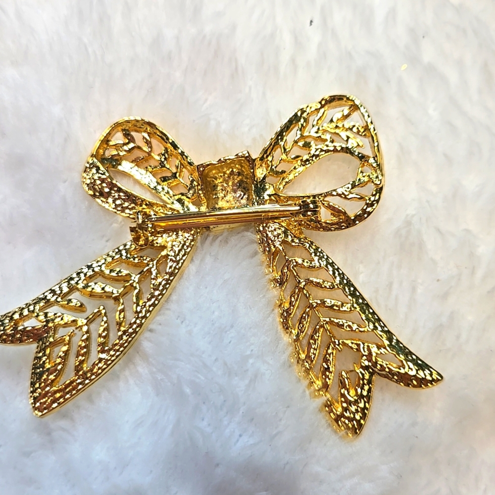 šVintange Elegant Gold and Silver Brooch Lot - Picture 8 of 14